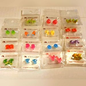 Girls Magnetic Earrings Set